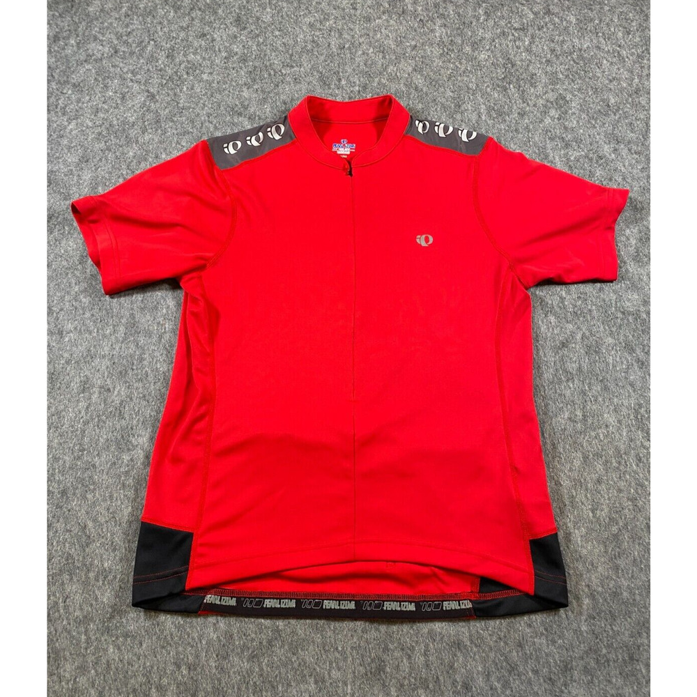 Pearl Izumi Select Red Cycling Jersey Size Medium Stain*